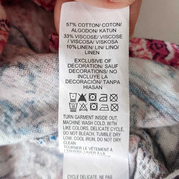 Lucky Brand Sleeveless Boho Top - Picture 7 of 7